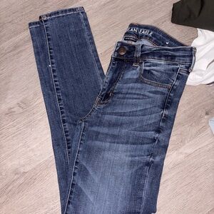 American Eagle Outfitters Blue Skinny Jeans with Stretch